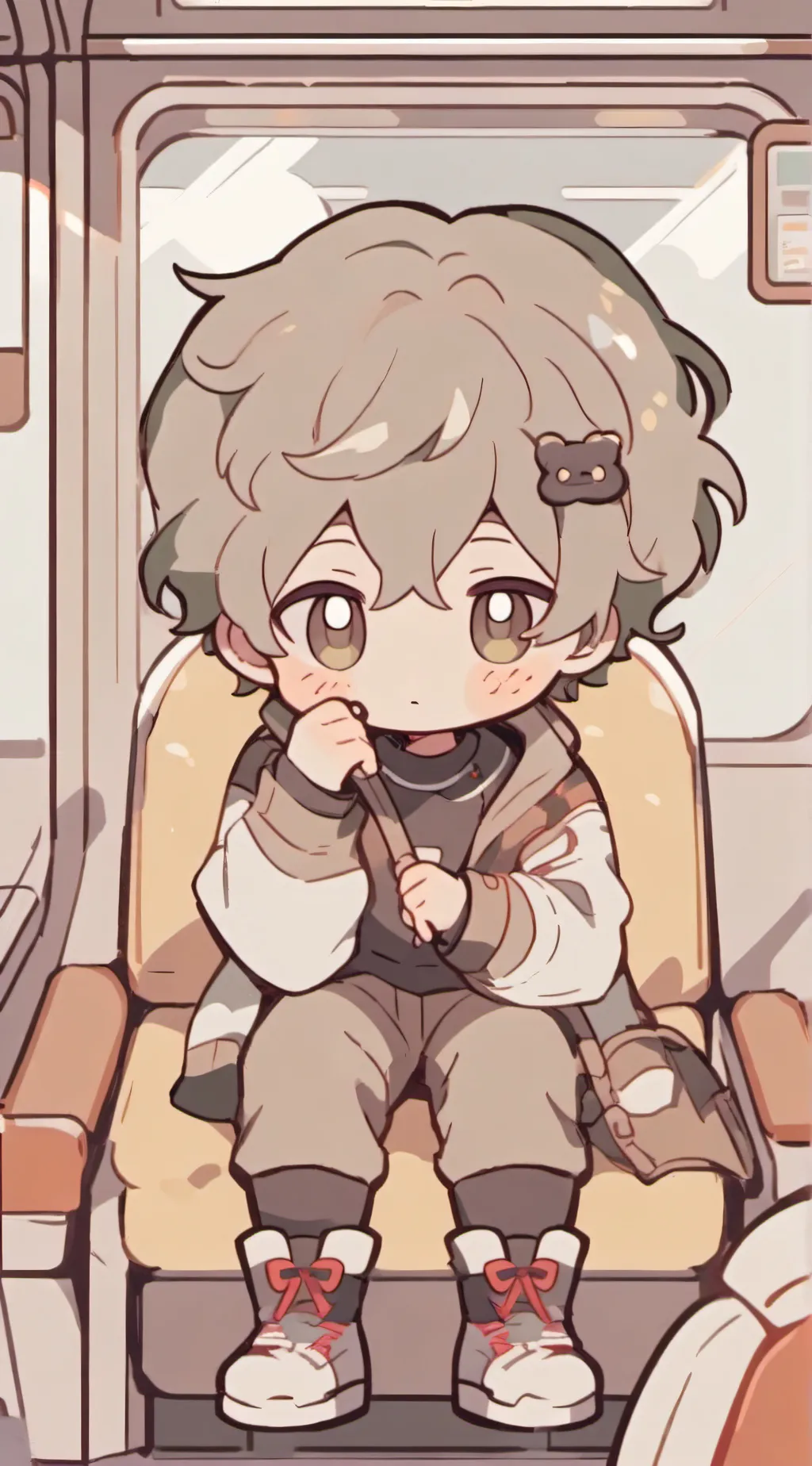 ai character: Happ background