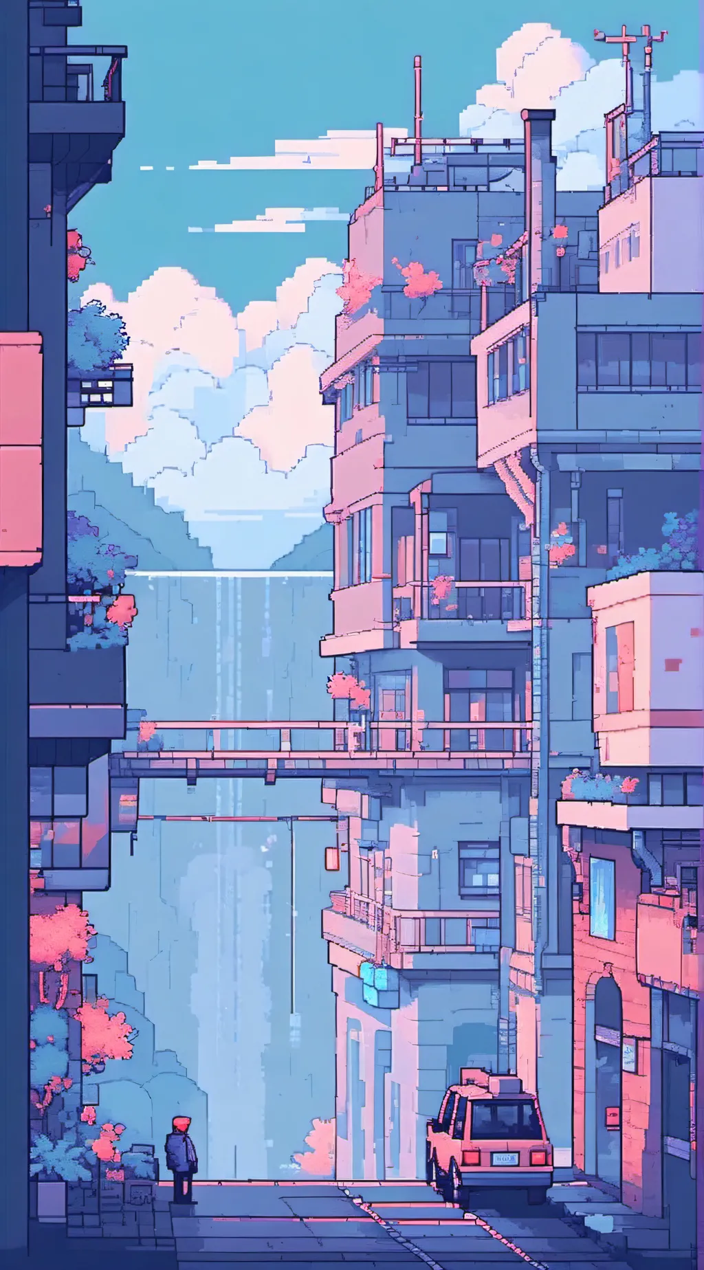 ai character: Bill cipher drunk background