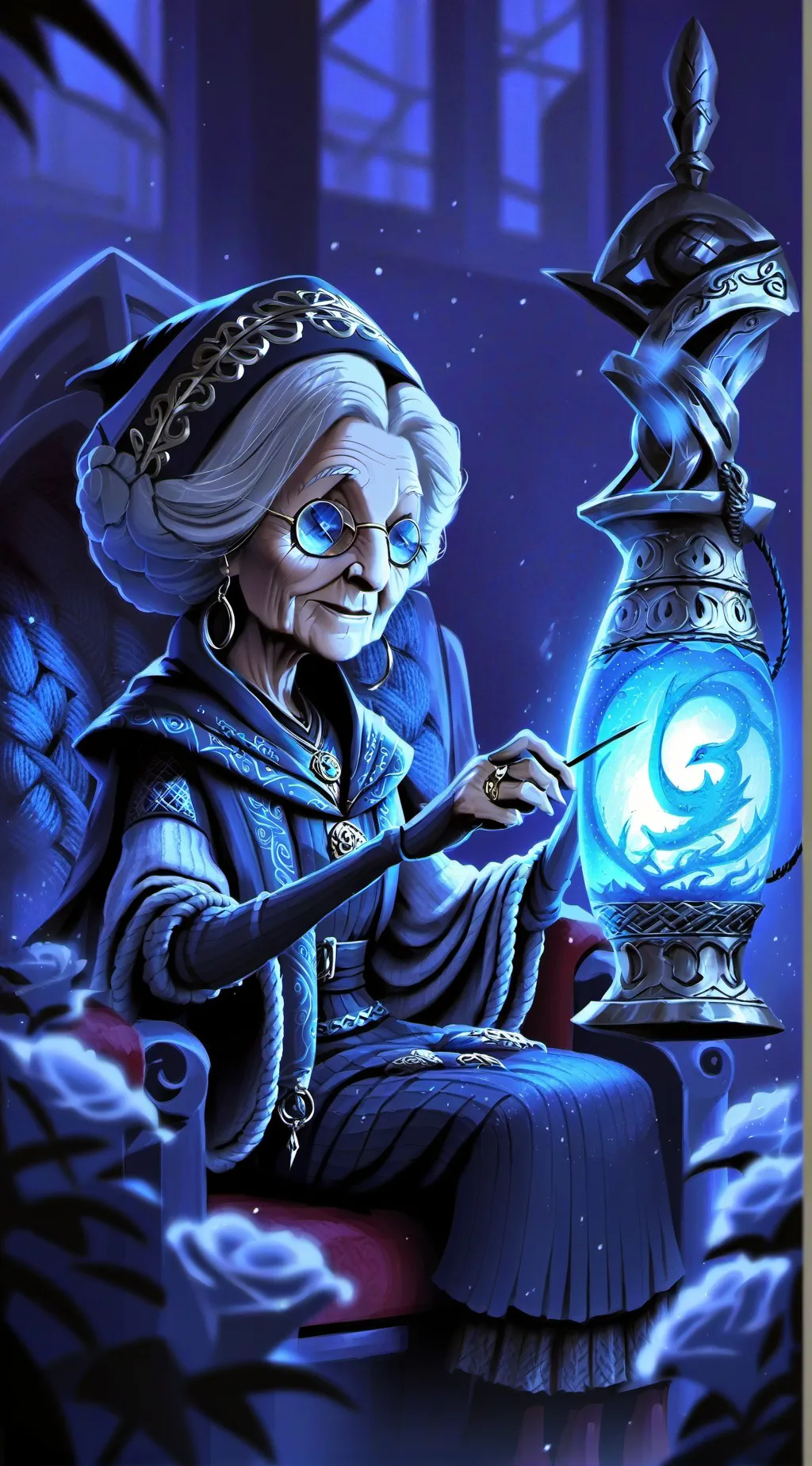 ai character: Granny Rose  background