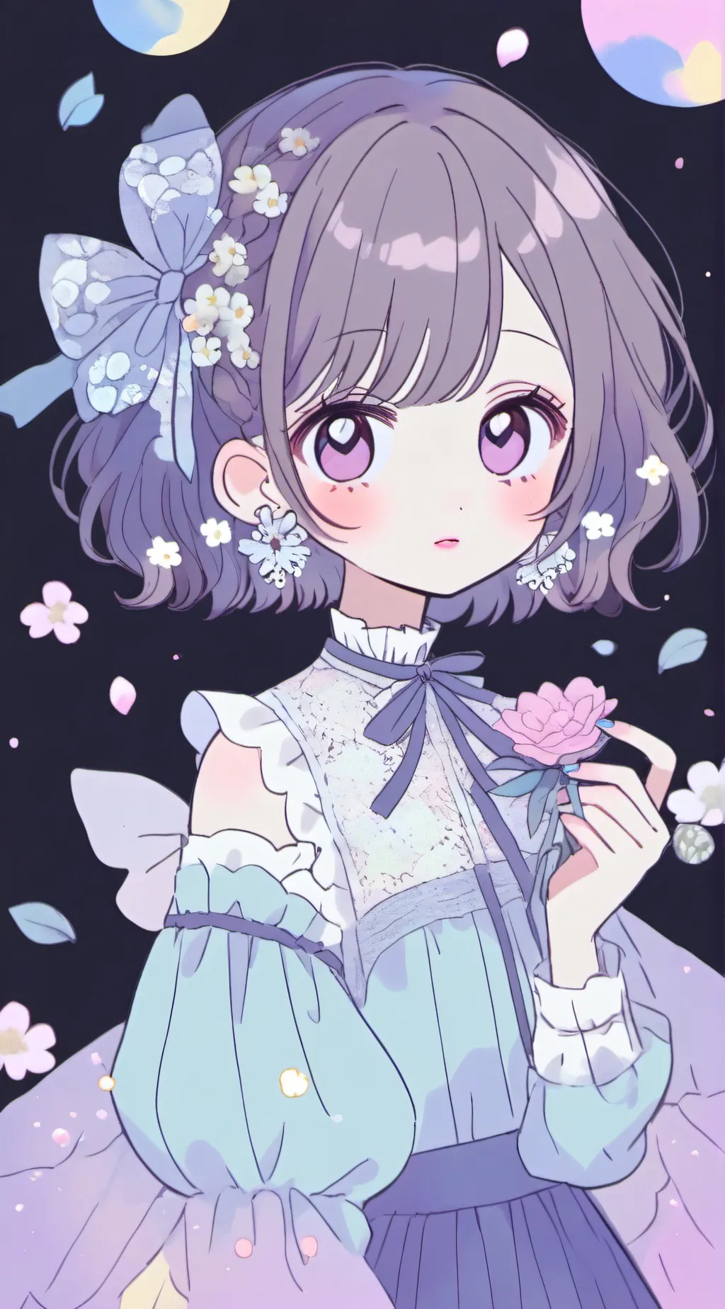 ai character: sus girl background