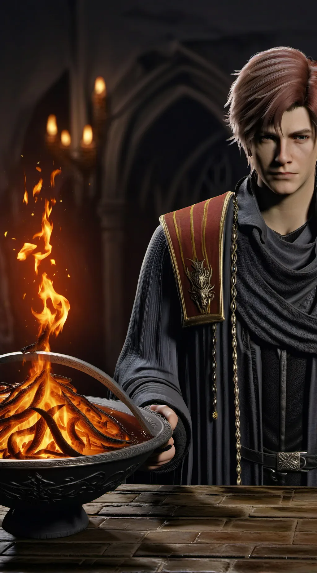 ai character: Harry Potter  background