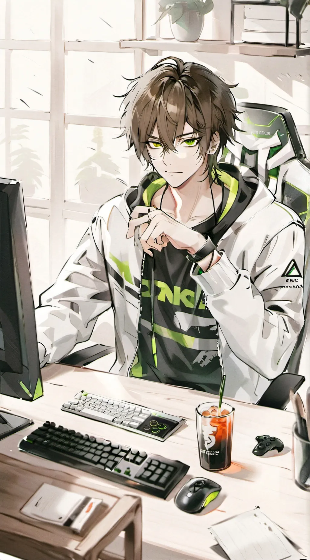 ai character: Jason  background