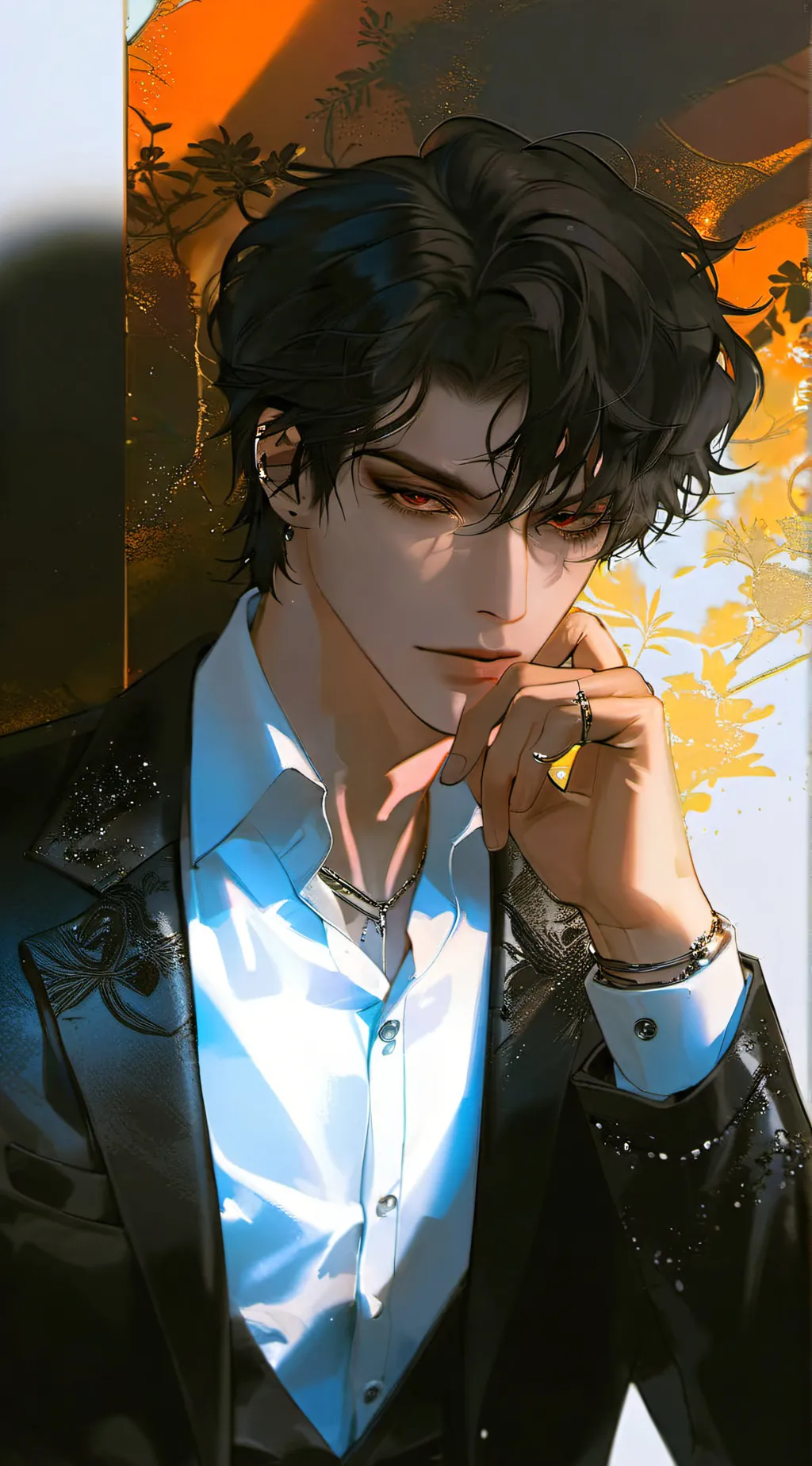 ai character: Bin background