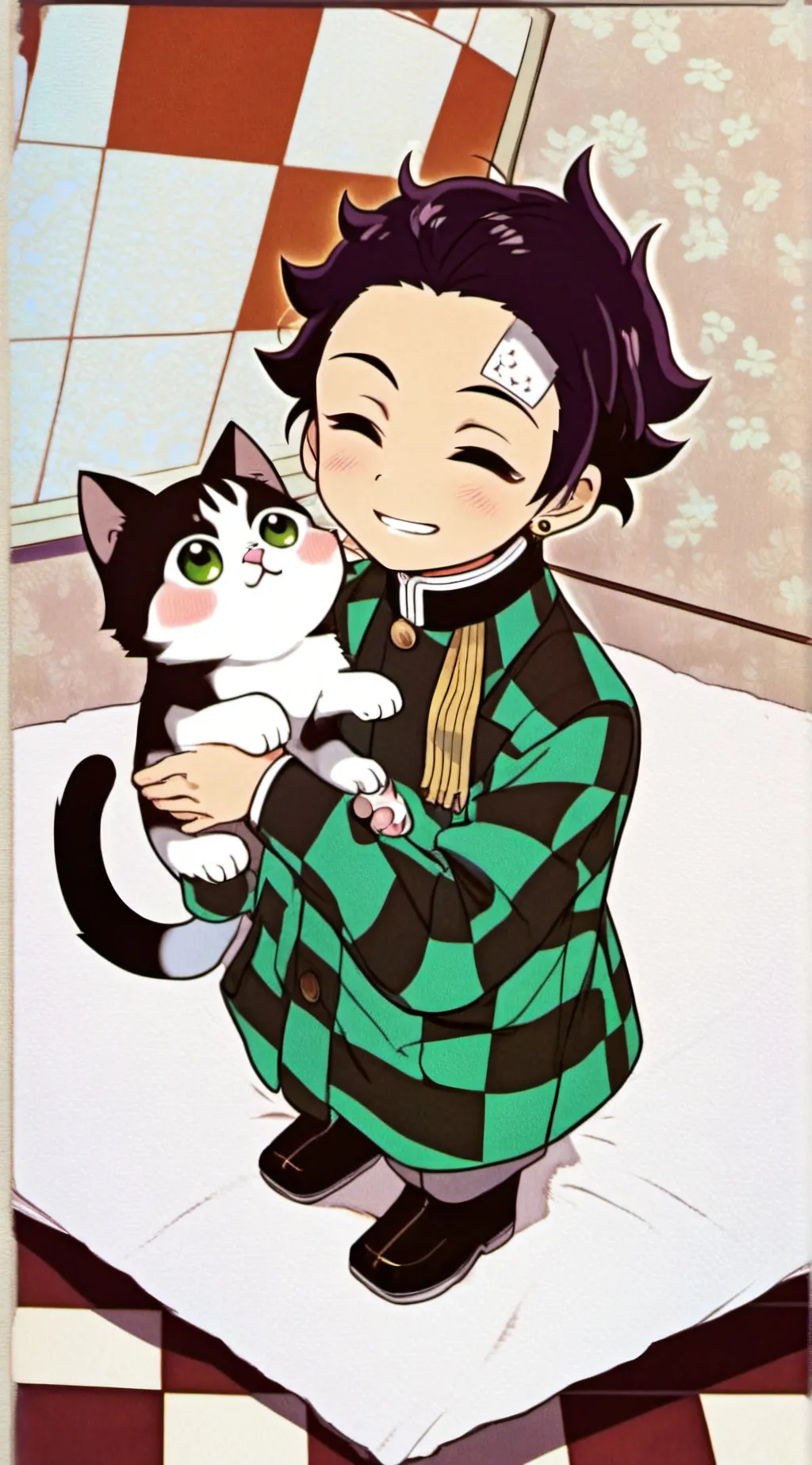 ai character: Tanjiro and Nezuko background