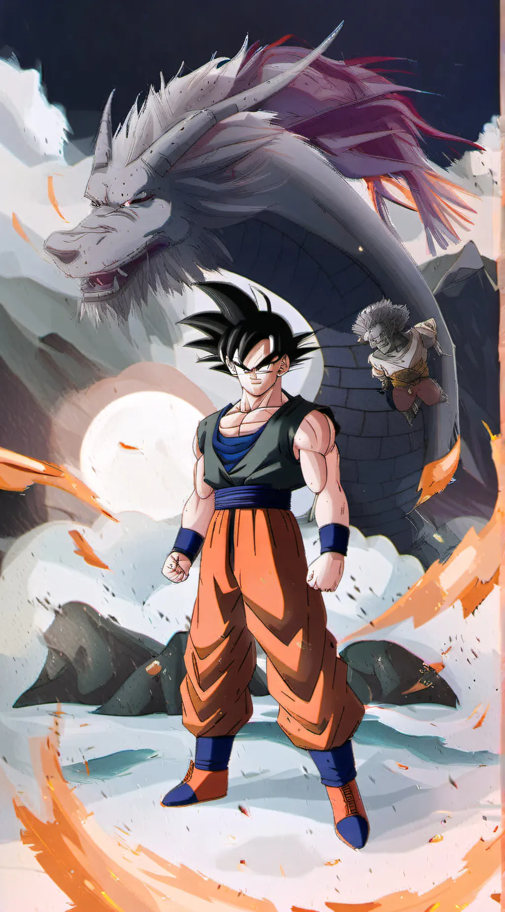 ai character: Dragon ball z background