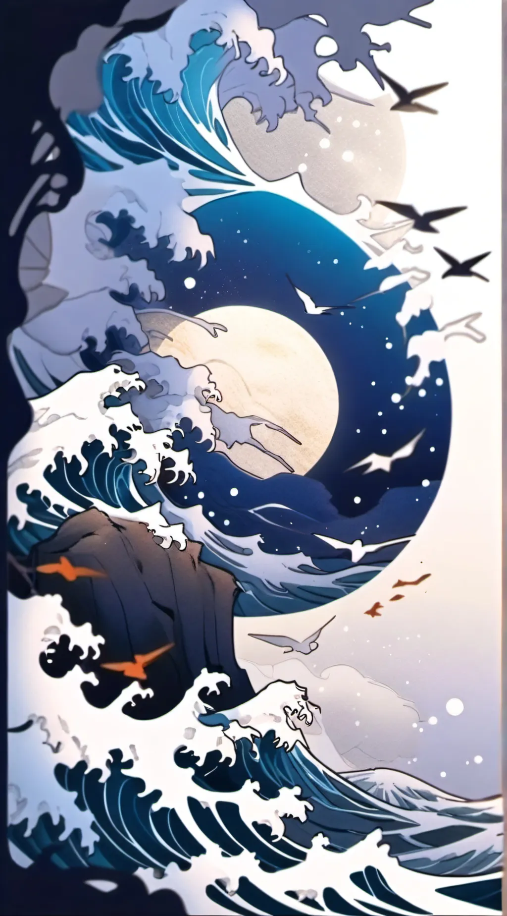 ai character: planeta background