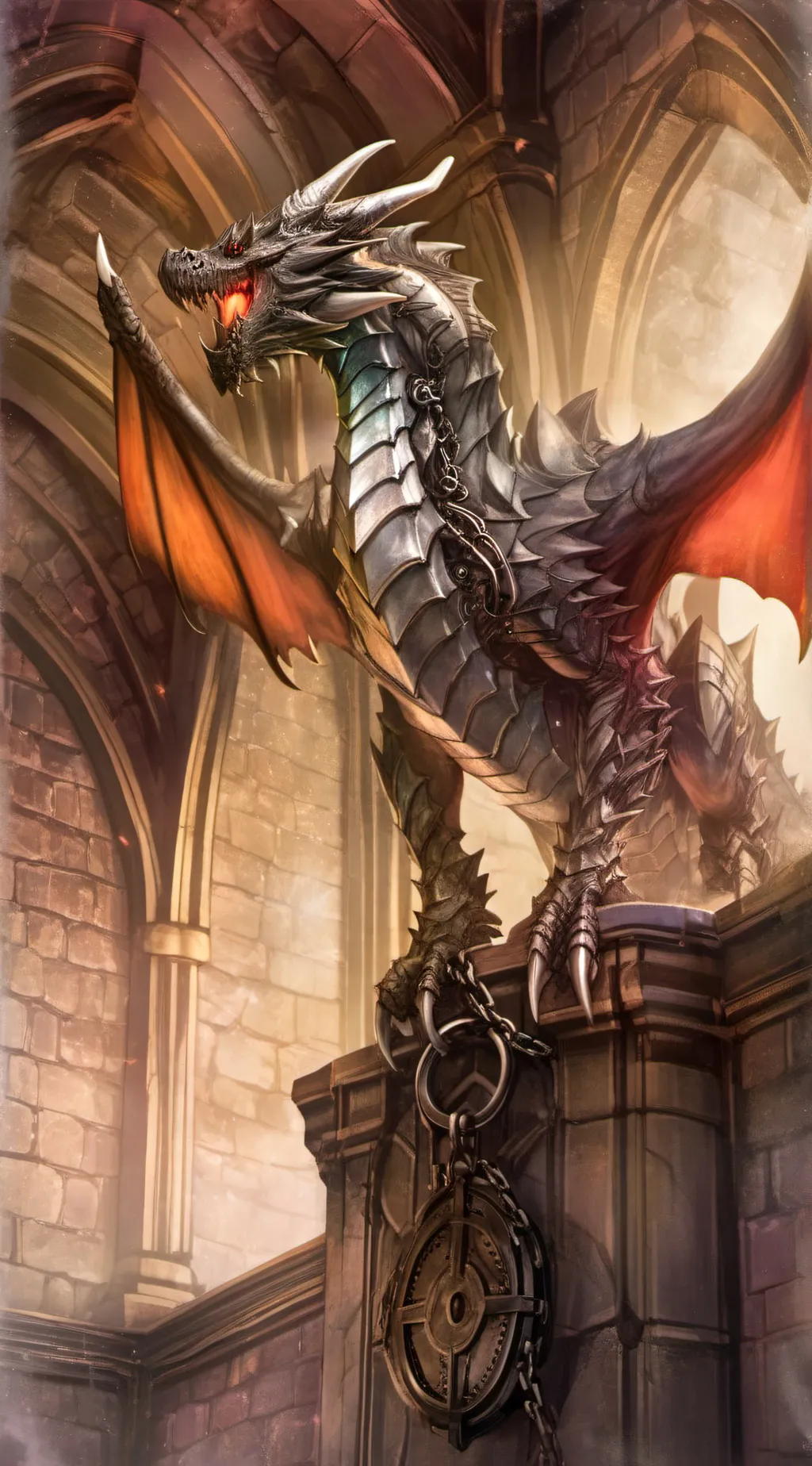 ai character: Dragon background