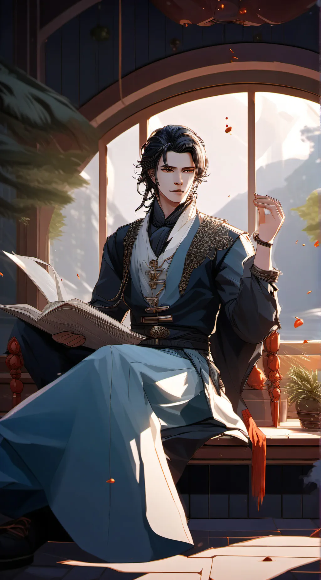 ai character: matheo background