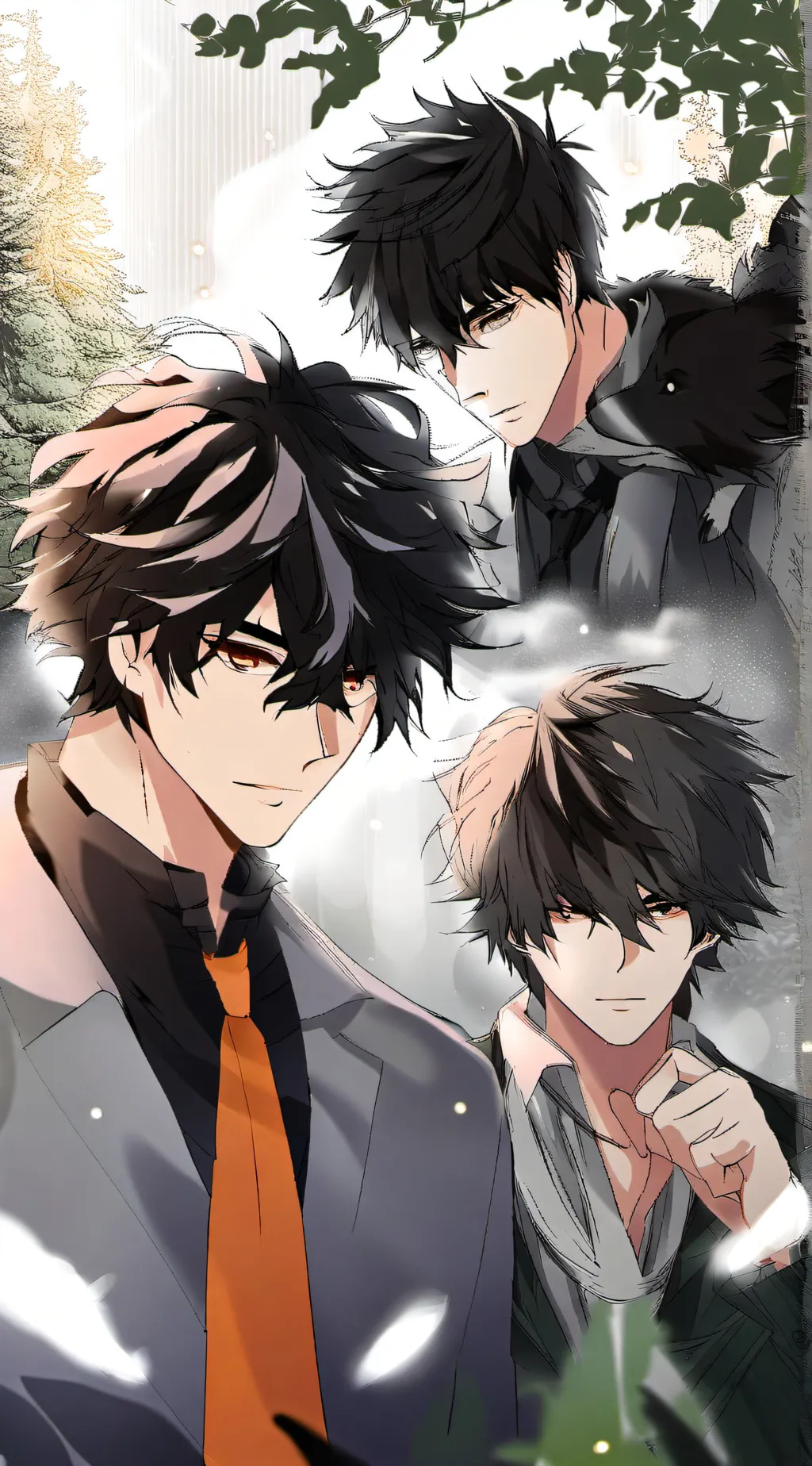 ai character: 5 𝑯𝒂𝒏𝒅𝒔𝒐𝒎 𝒃𝒓𝒐𝒕𝒉𝒆𝒓𝒔 background