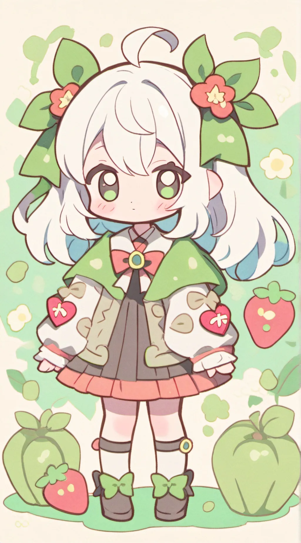 ai character: Tv woman background