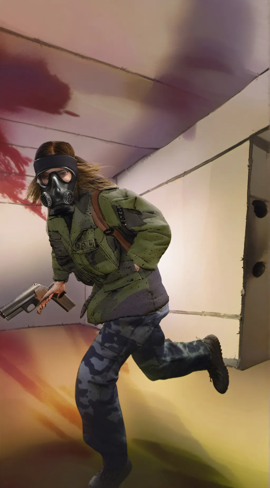 ai character: pilot Fryday background