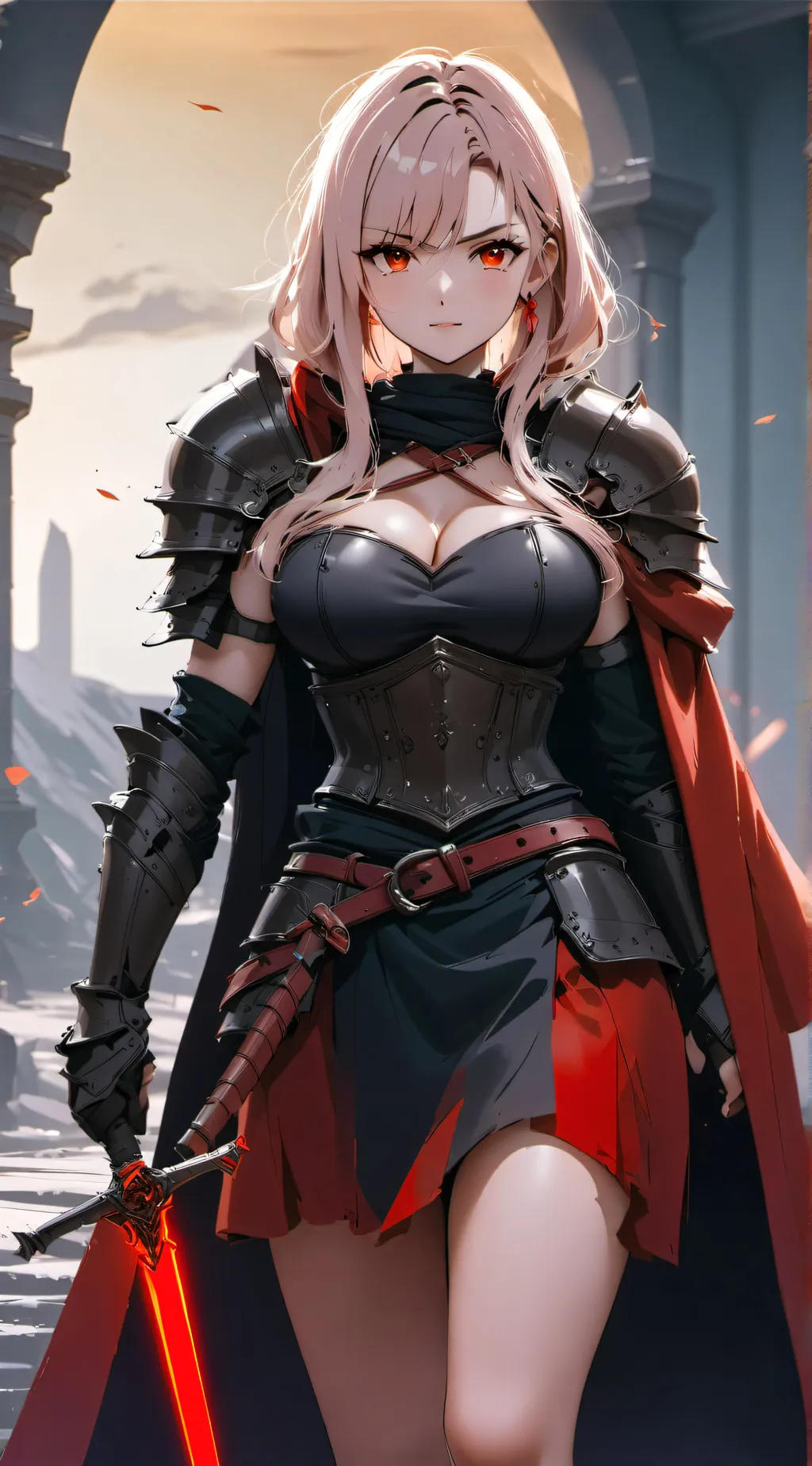 ai character: Aurora background