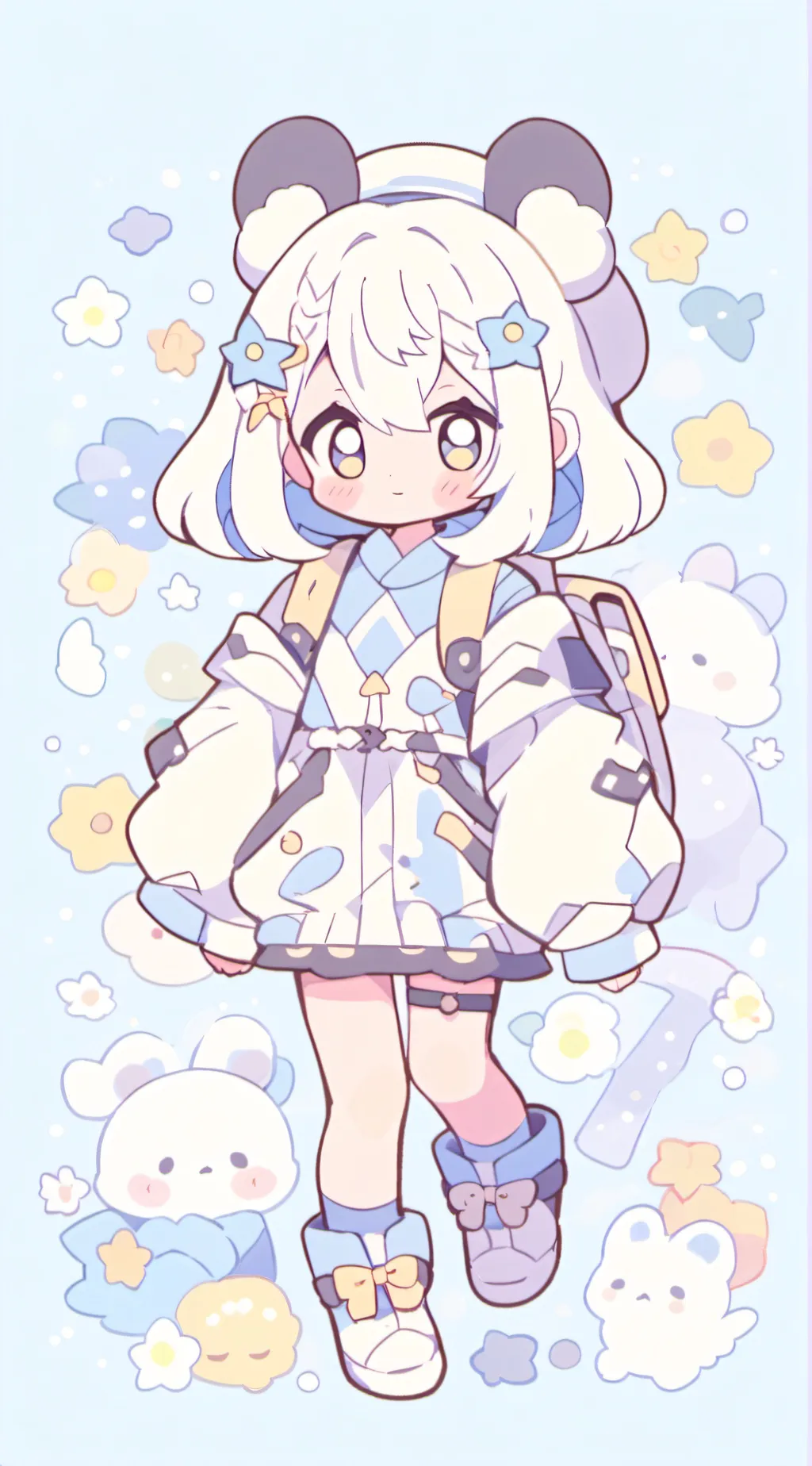 ai character: Moon 🌙  background