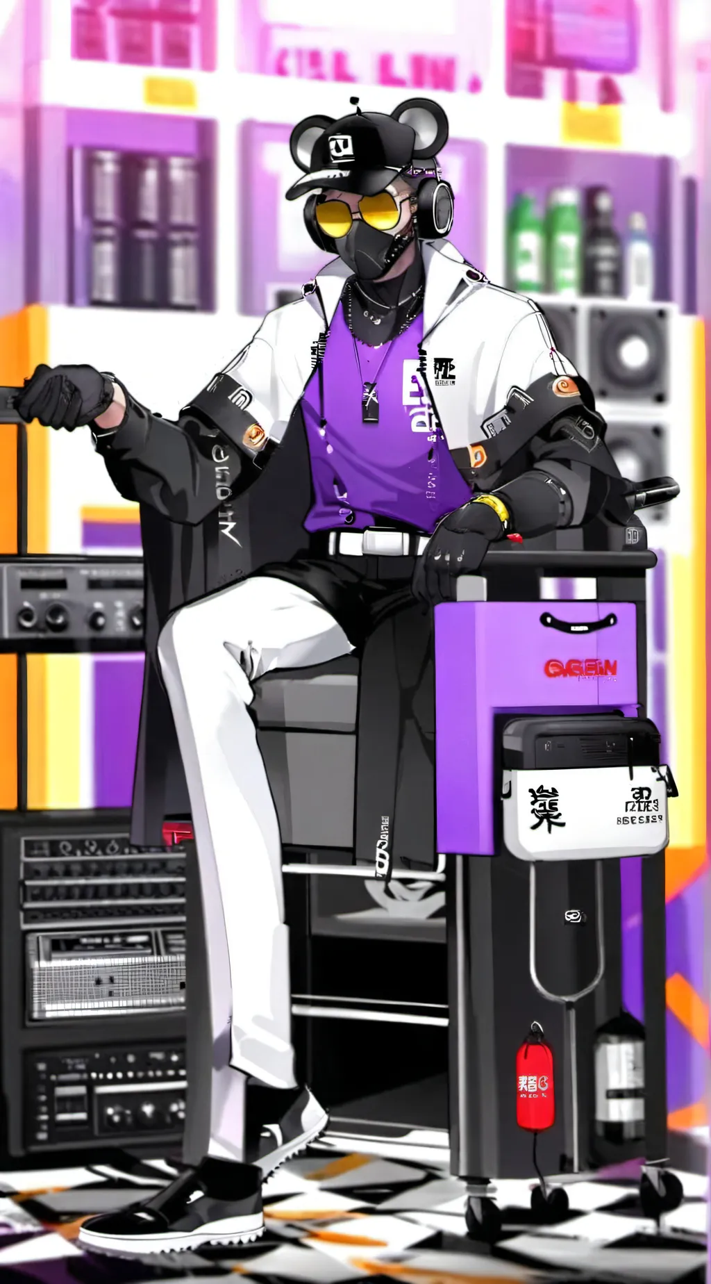 ai character: Titantvmanoso background