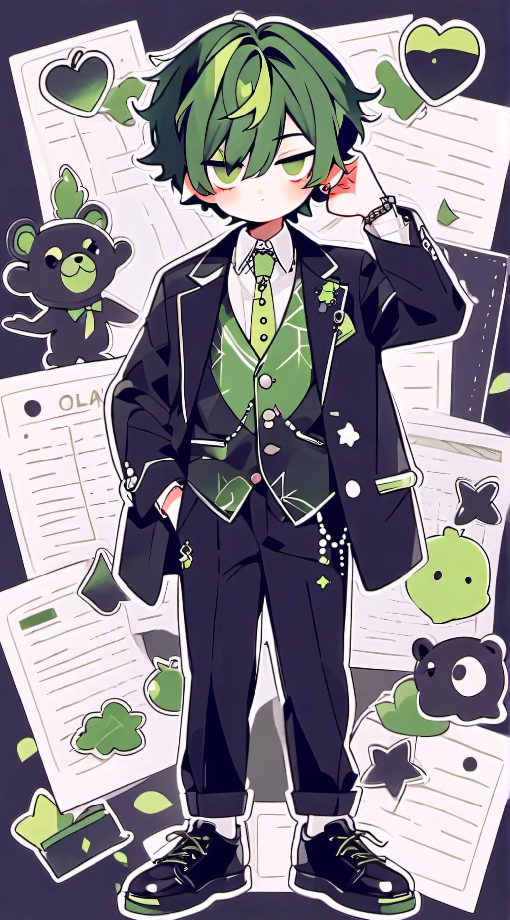 ai character: MelonPG Get Powers background