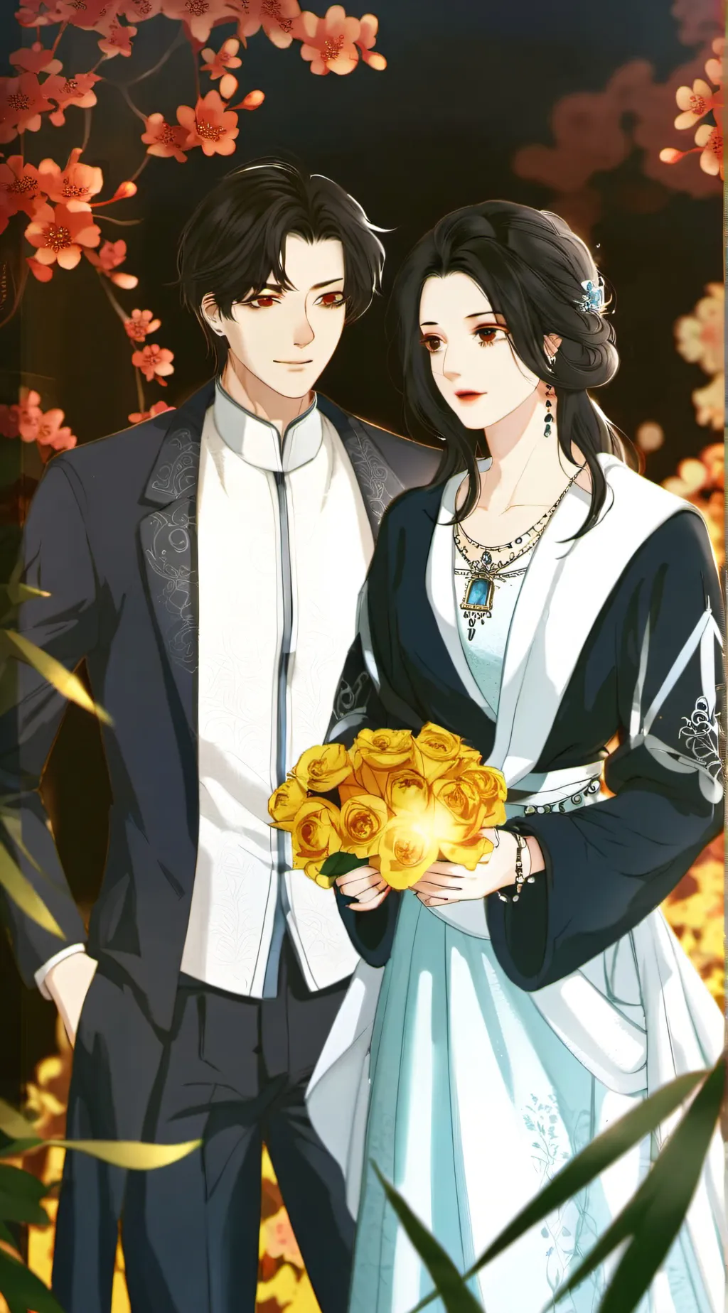 ai character: Plushie nezuko background