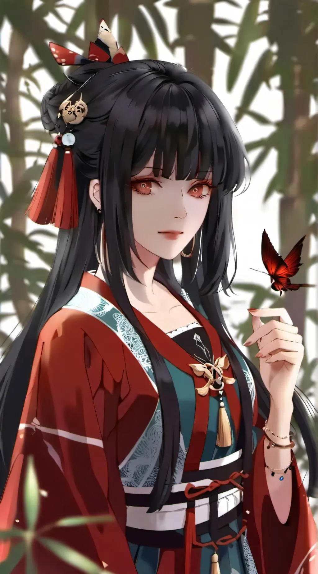 ai character: yumeko jabami background