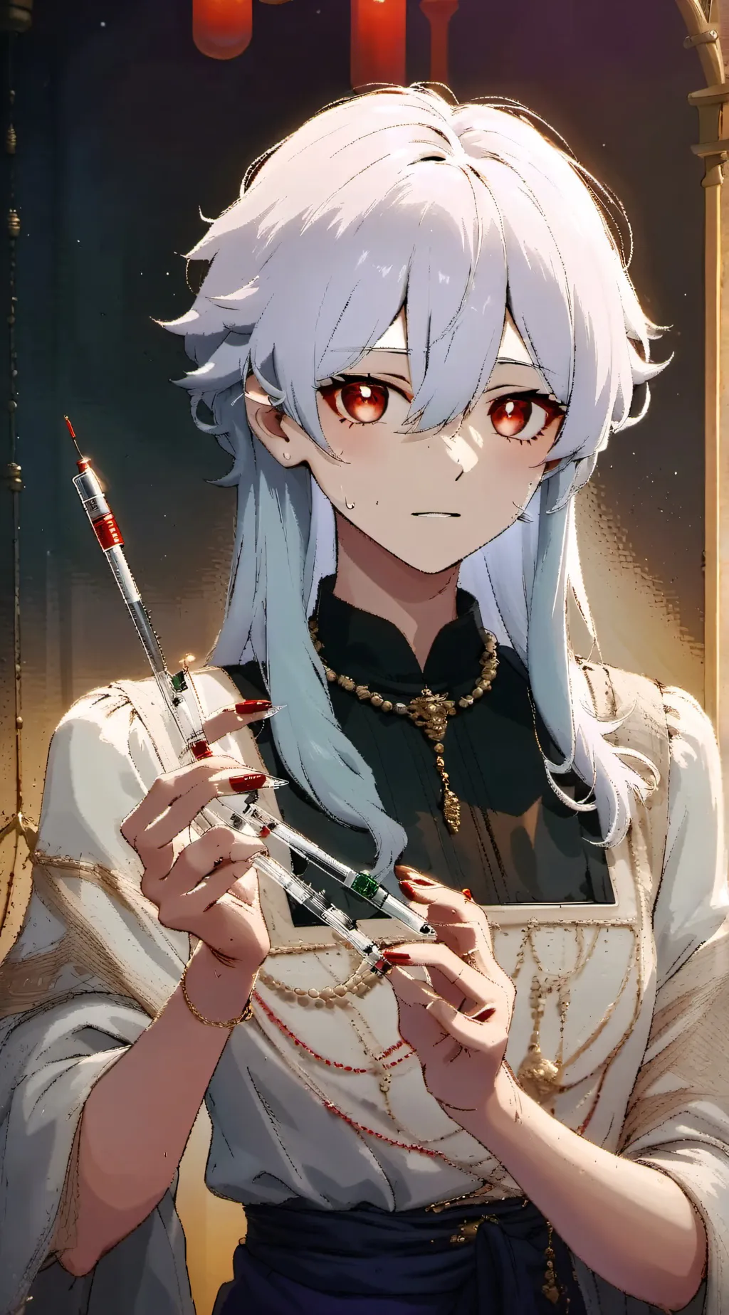 ai character: The Scientist.... background