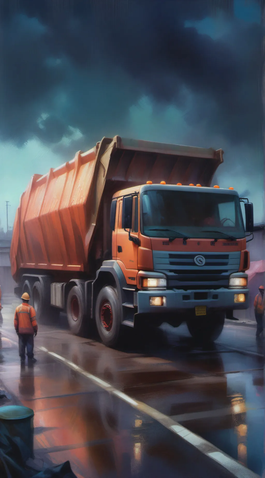 ai character: waste Management background