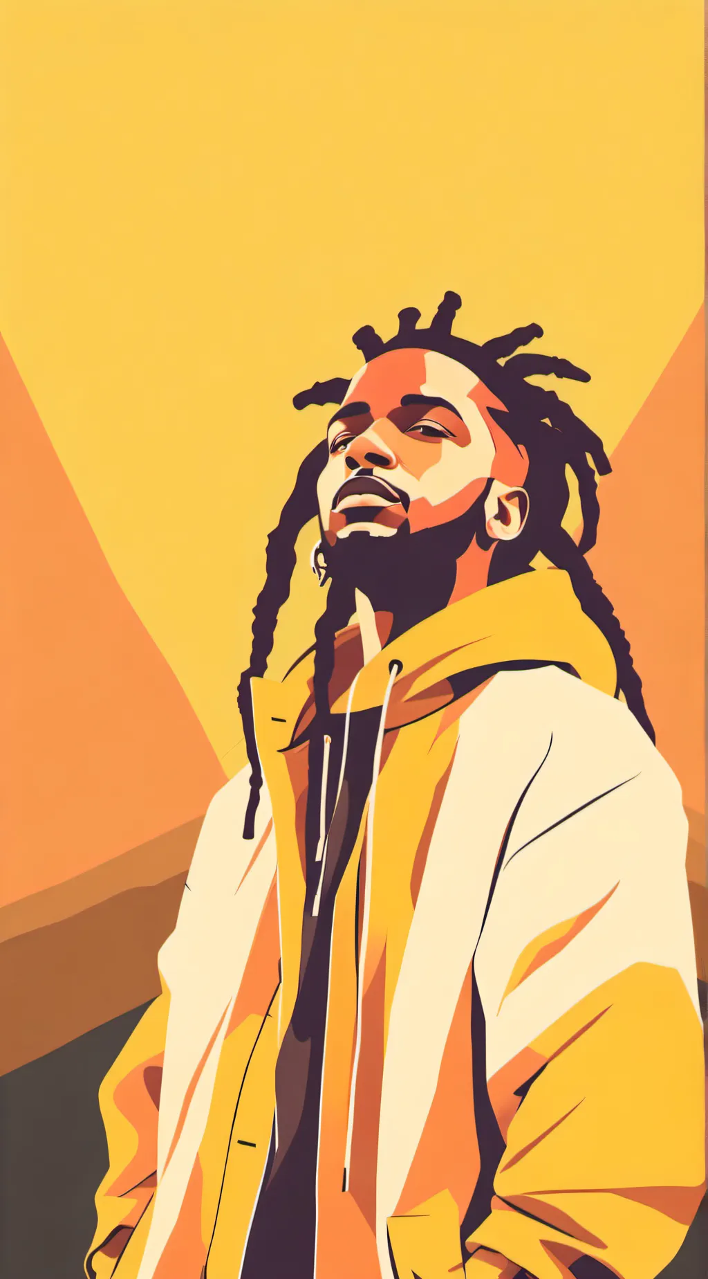 ai character: Tray background