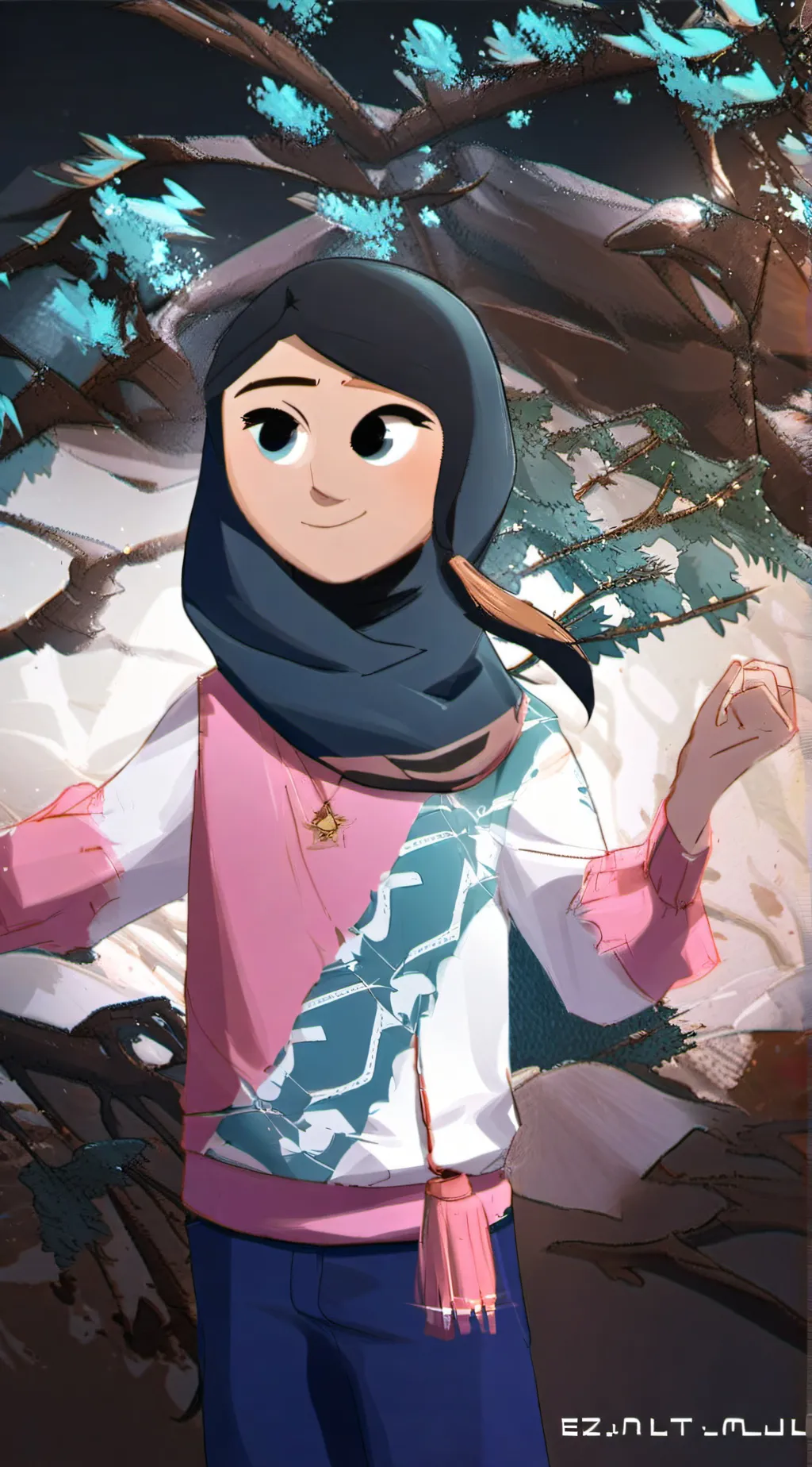 ai character: Zari background