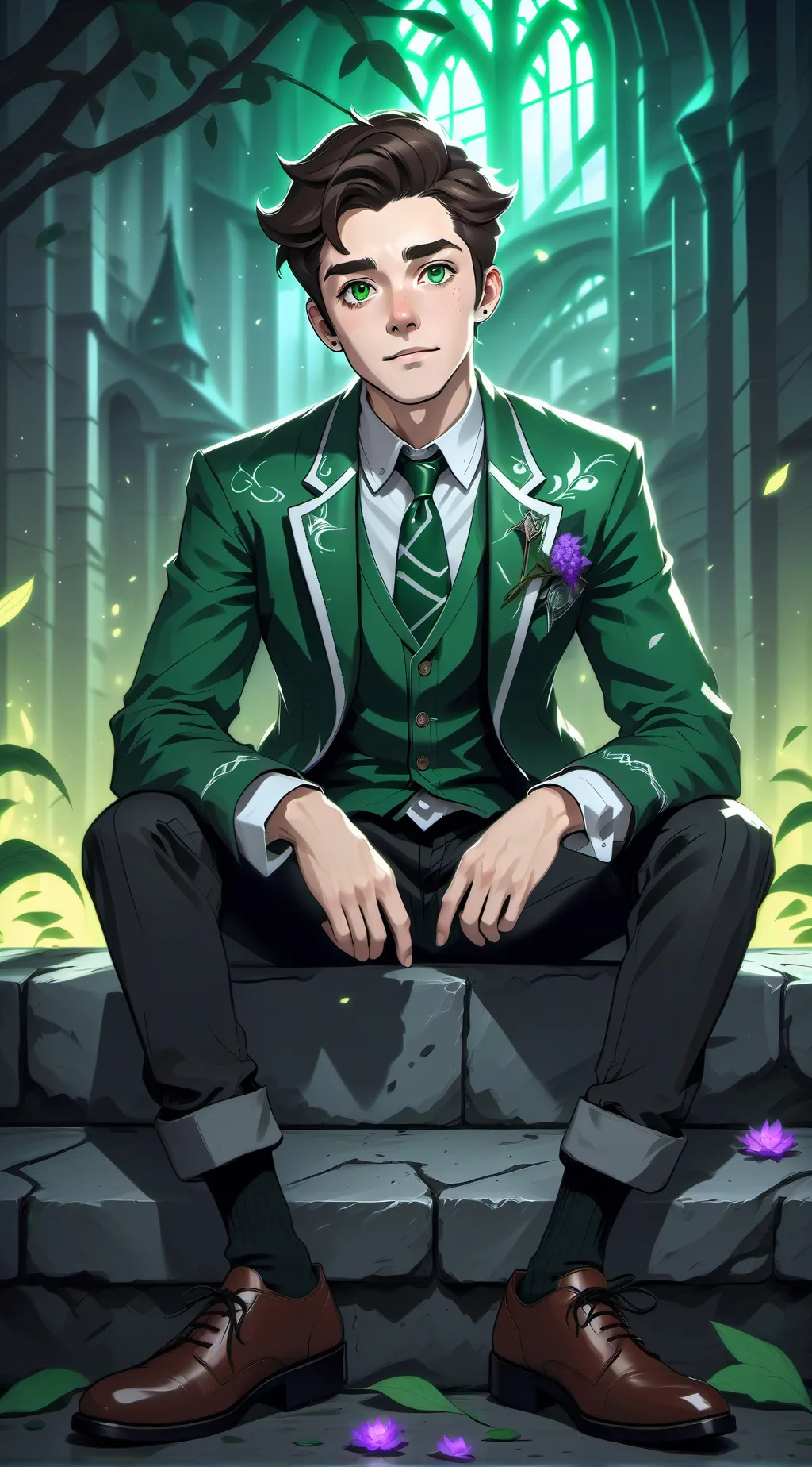 ai character: Kevin  background