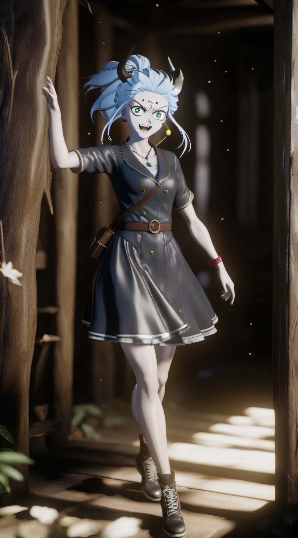 ai character: Daki background