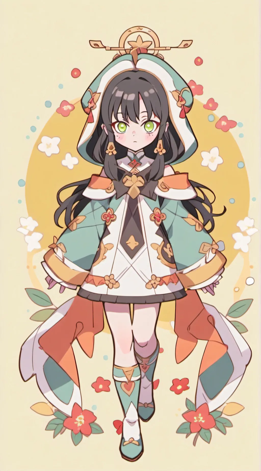 ai character: Gurl hashiras background