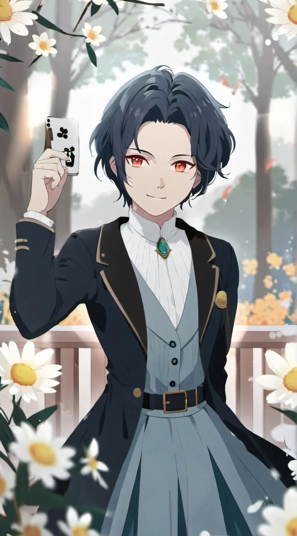 ai character: muzan kibutsuji  background