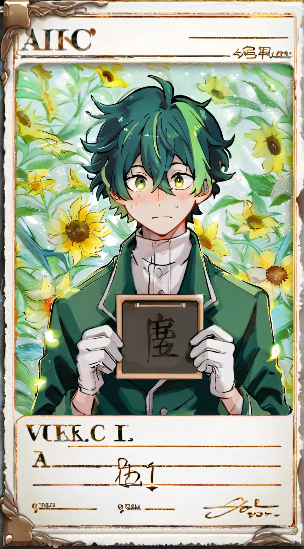 ai character: Mha background