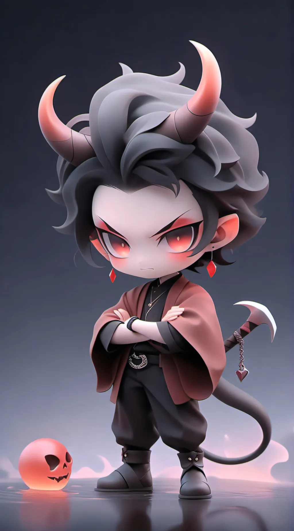 ai character: xdemon  background