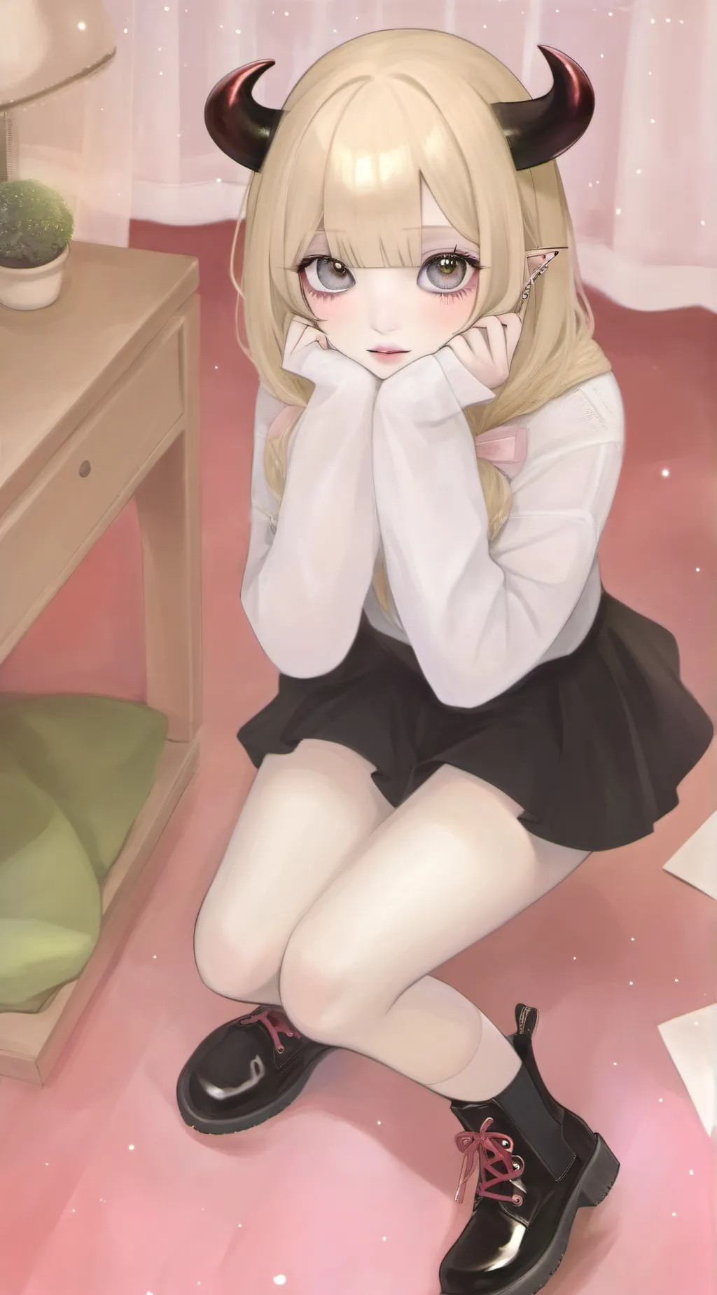 ai character: Ella Nightshine background