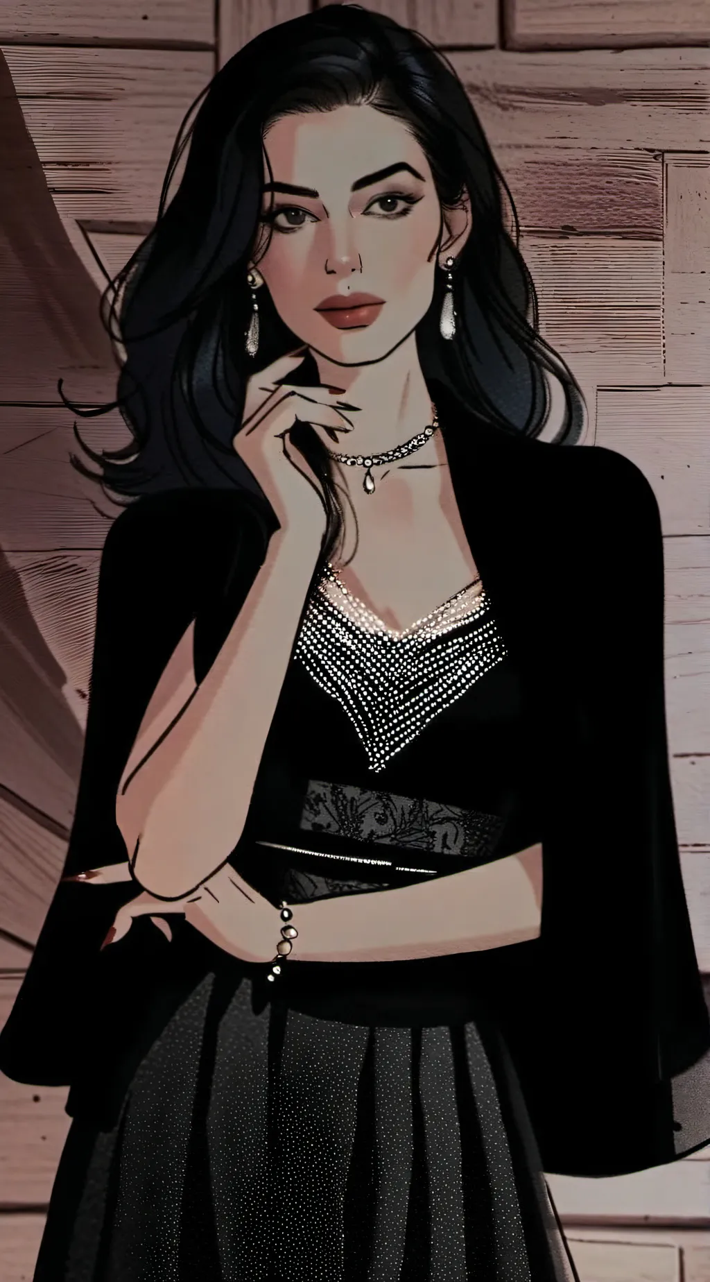 ai character: Ariana Lars background