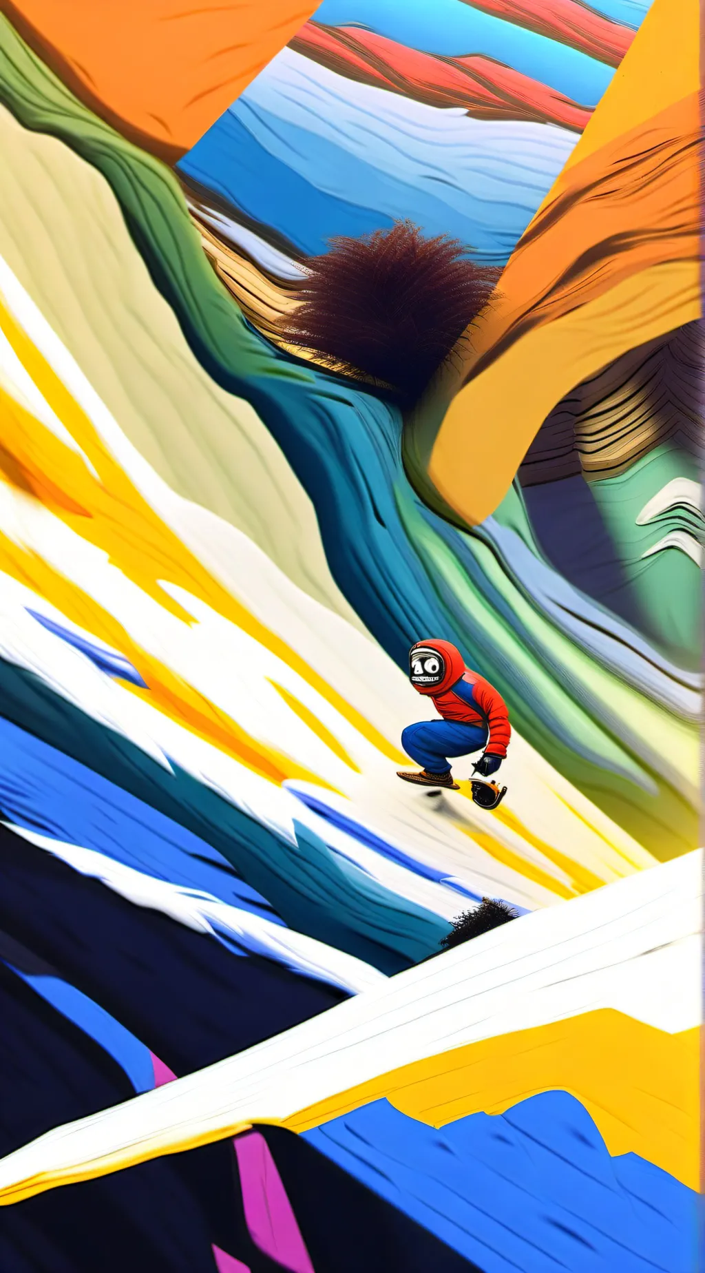 ai character: Tell me. background