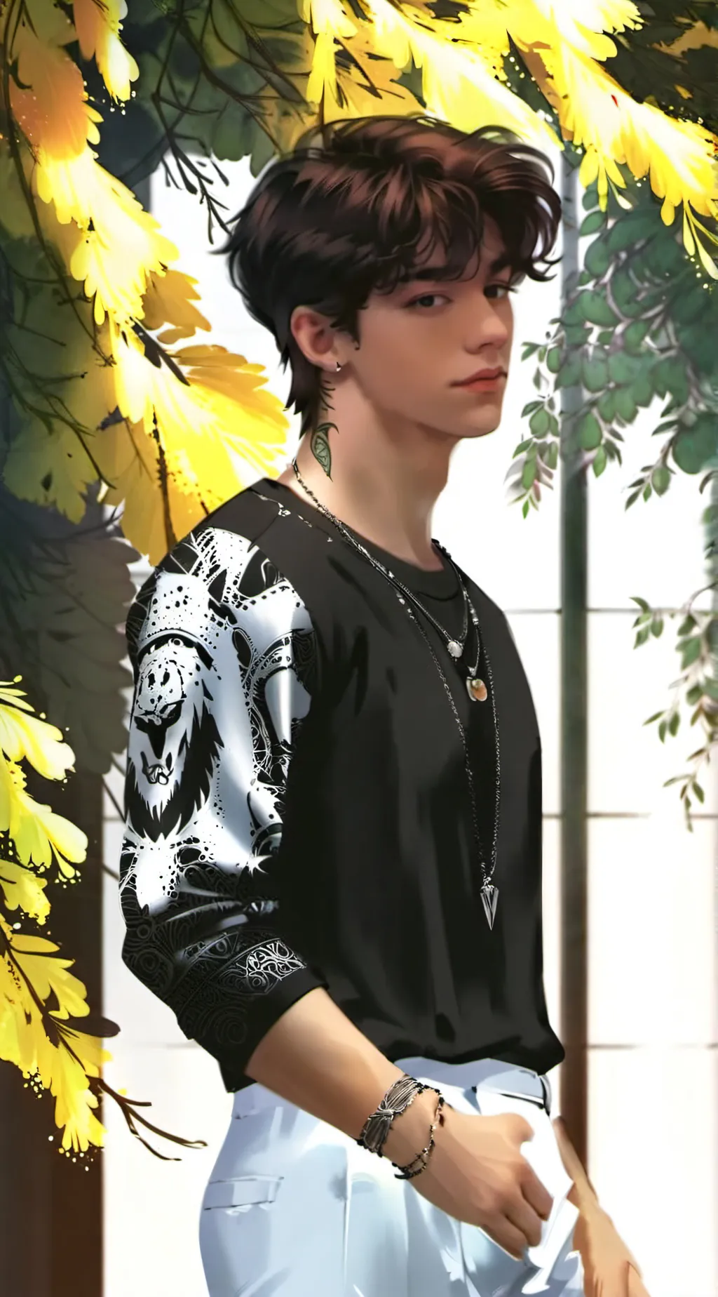 ai character: Michel background