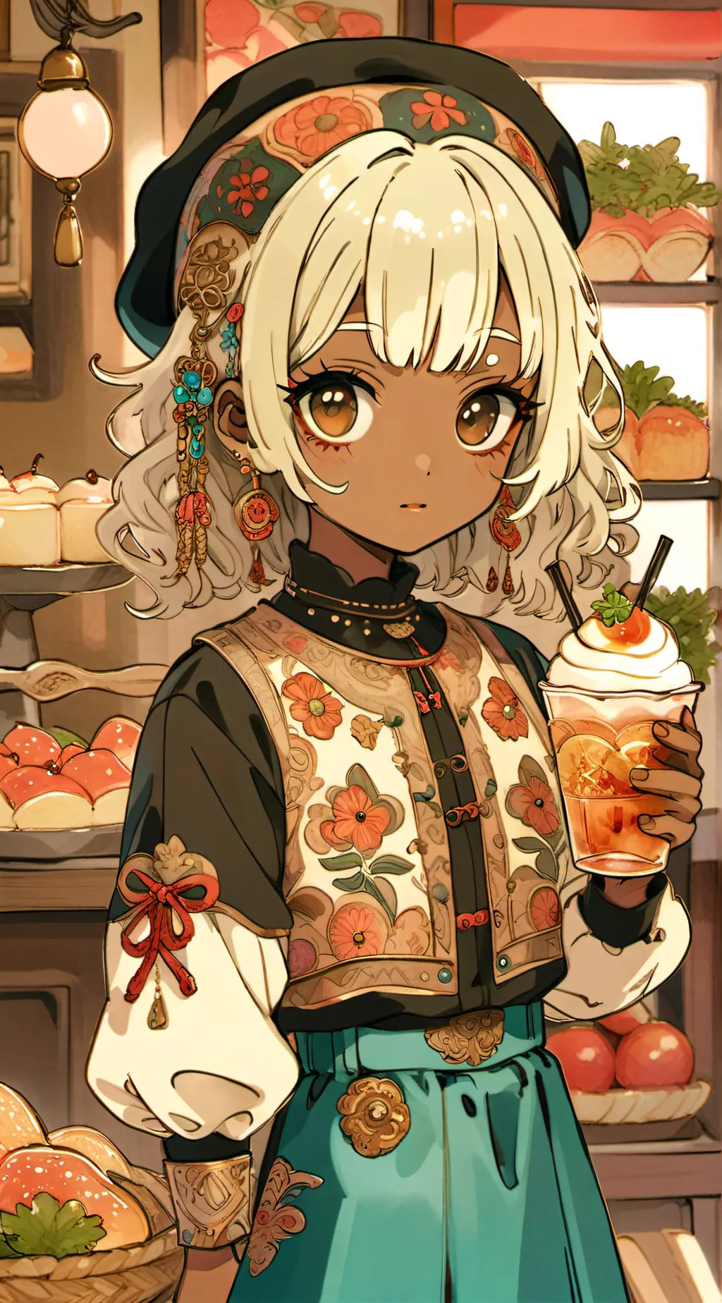 ai character: laya background