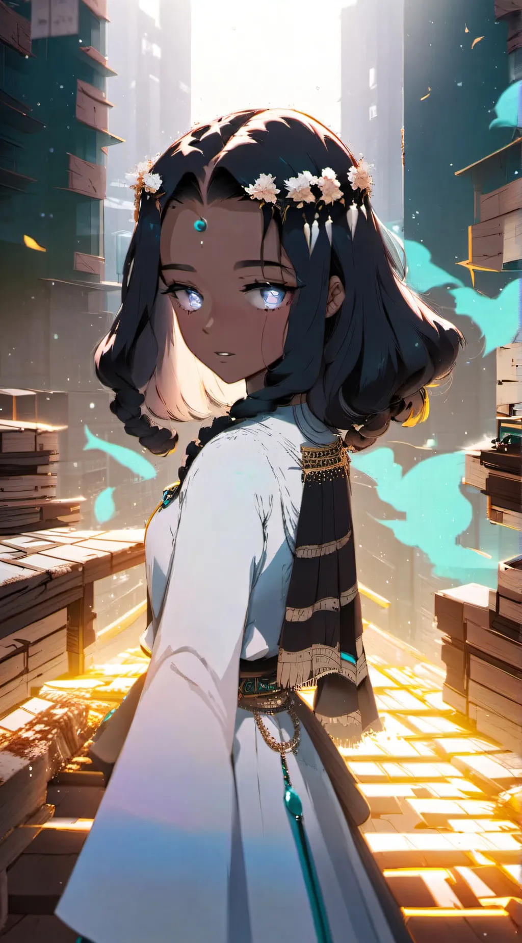 ai character: Ariana background