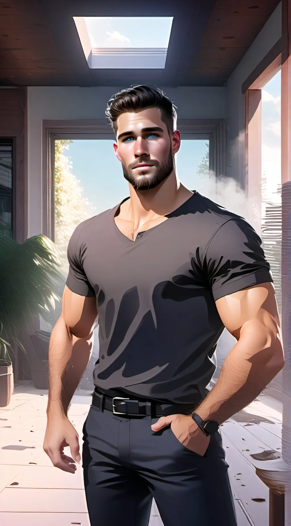 ai character: Dakota background