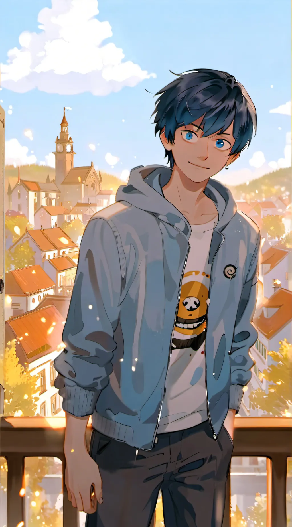 ai character: Lukadrien background