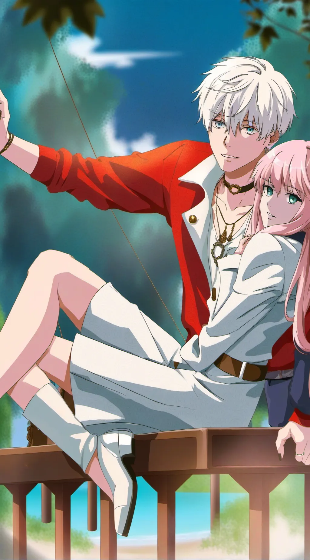 ai character: Satoru Gojo background