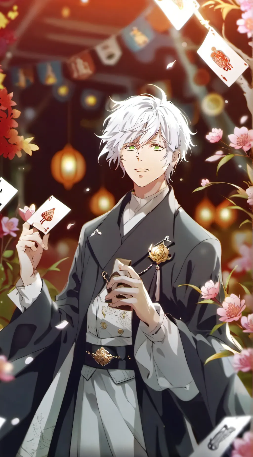 ai character: Super senior Gojo😨 background