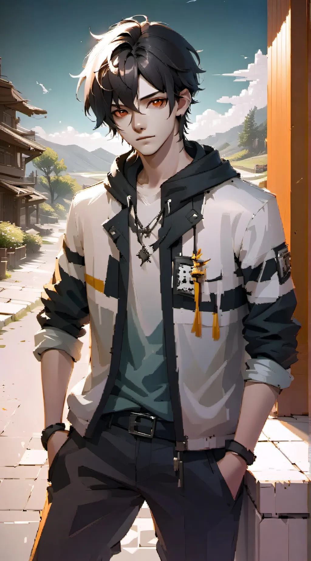 ai character: Zachary  background