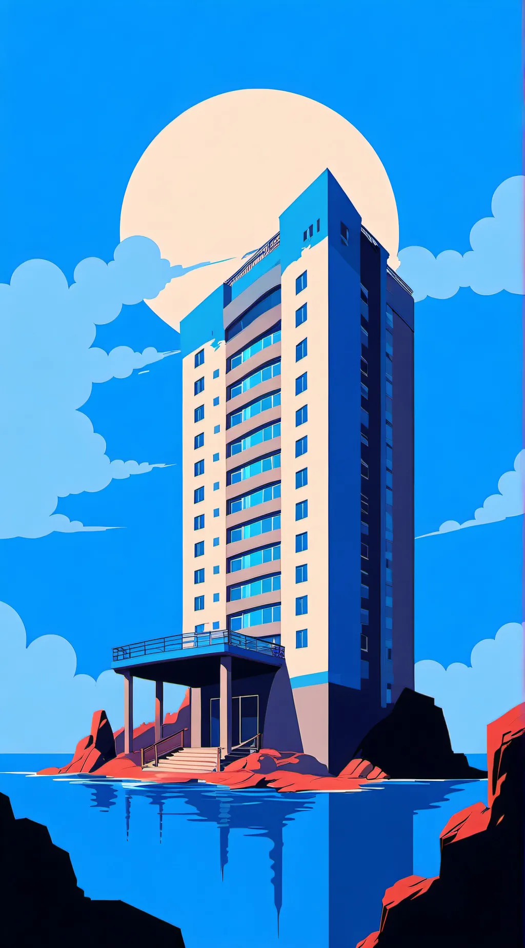 ai character: Hh First Day background