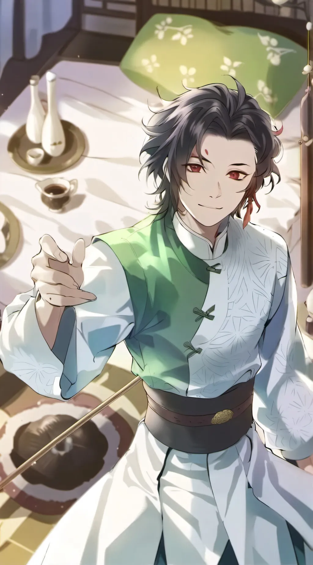 ai character: ds sleepover background