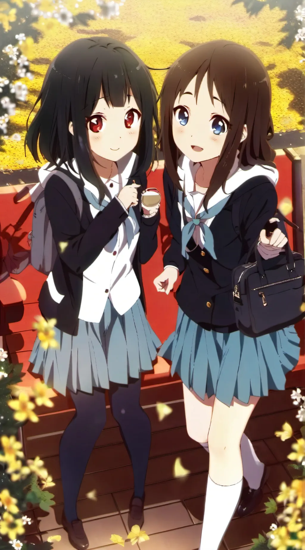 ai character: Amy & Lucy background