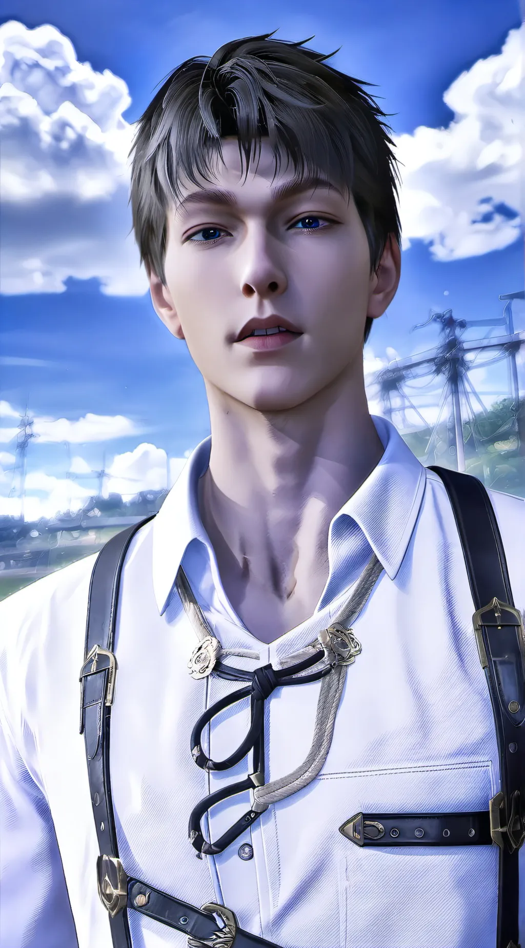 ai character: Марк а4 background