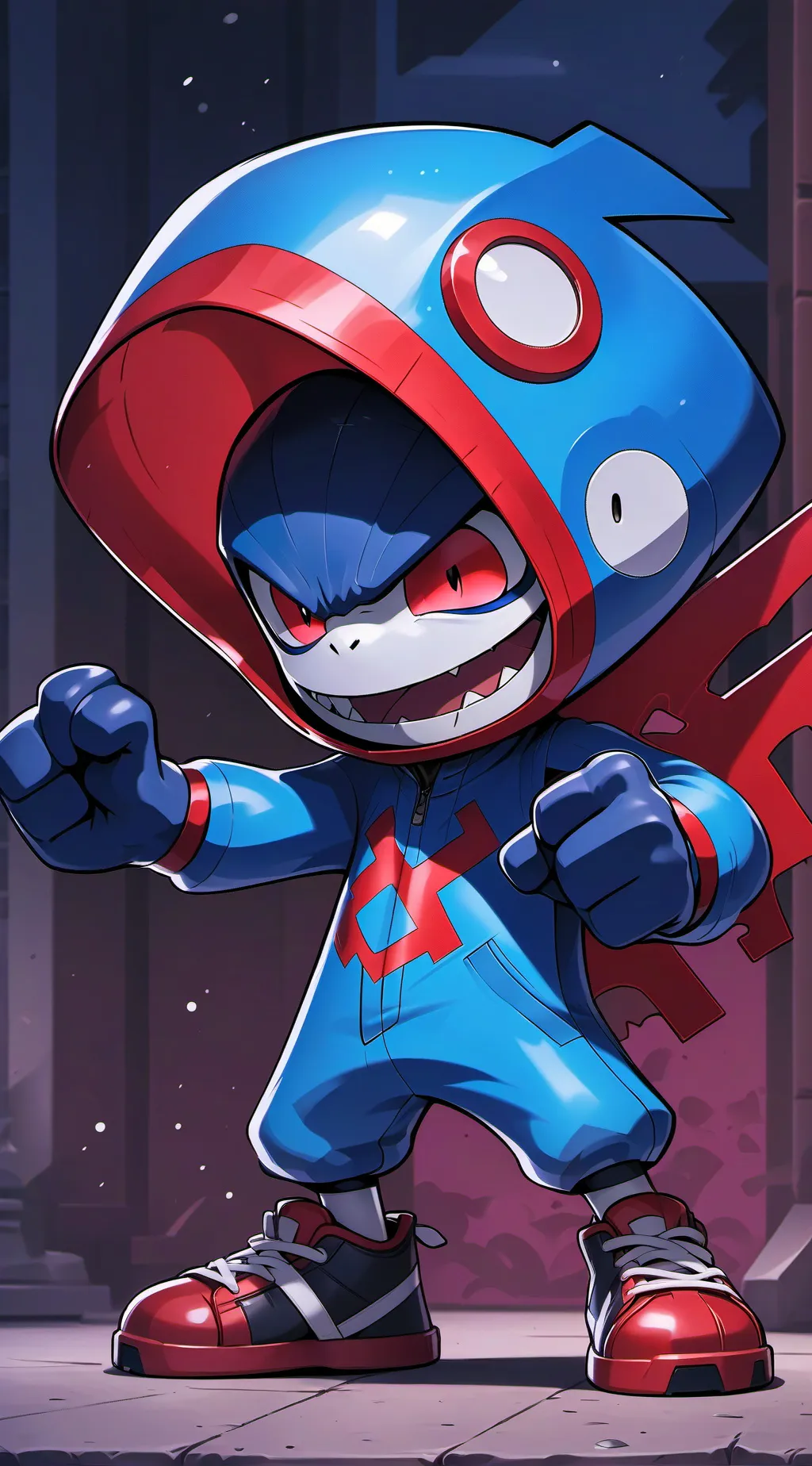 ai character: Sharky background