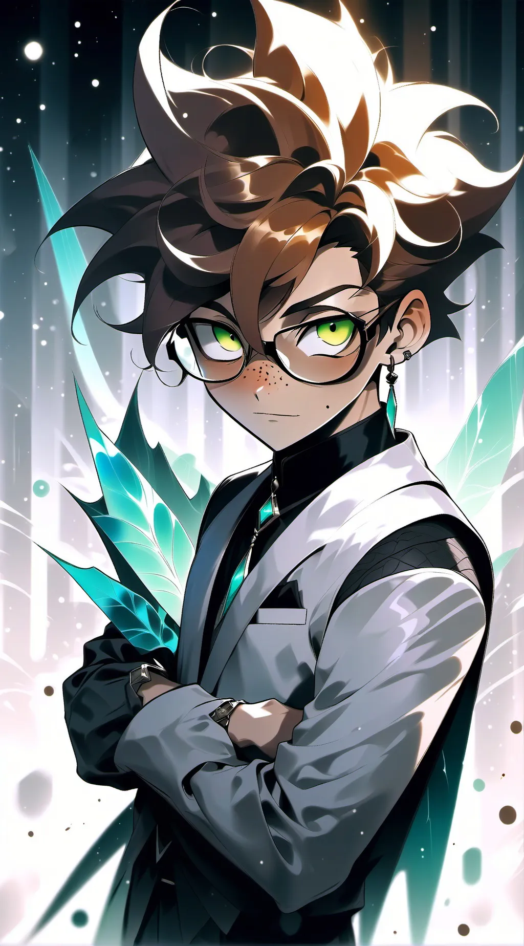 ai character: Alastor is a human background