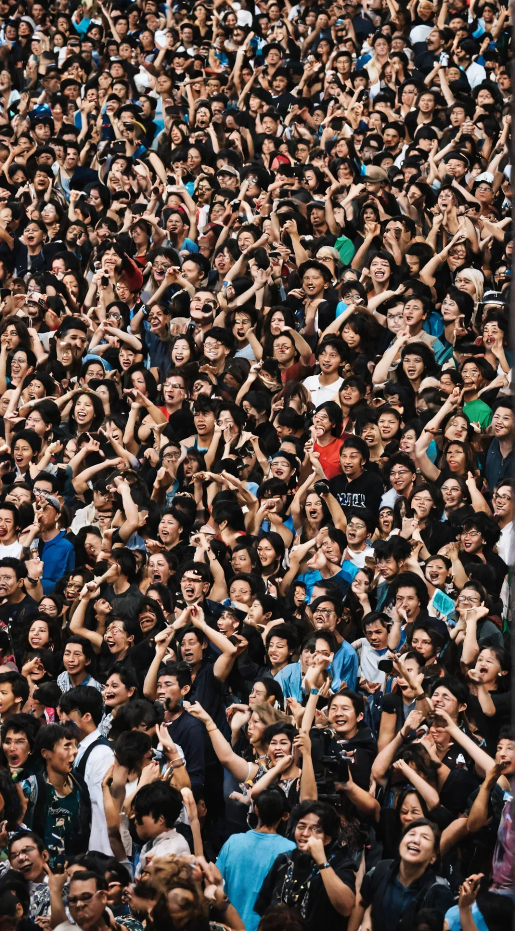 ai character: CROWD CRUSH background