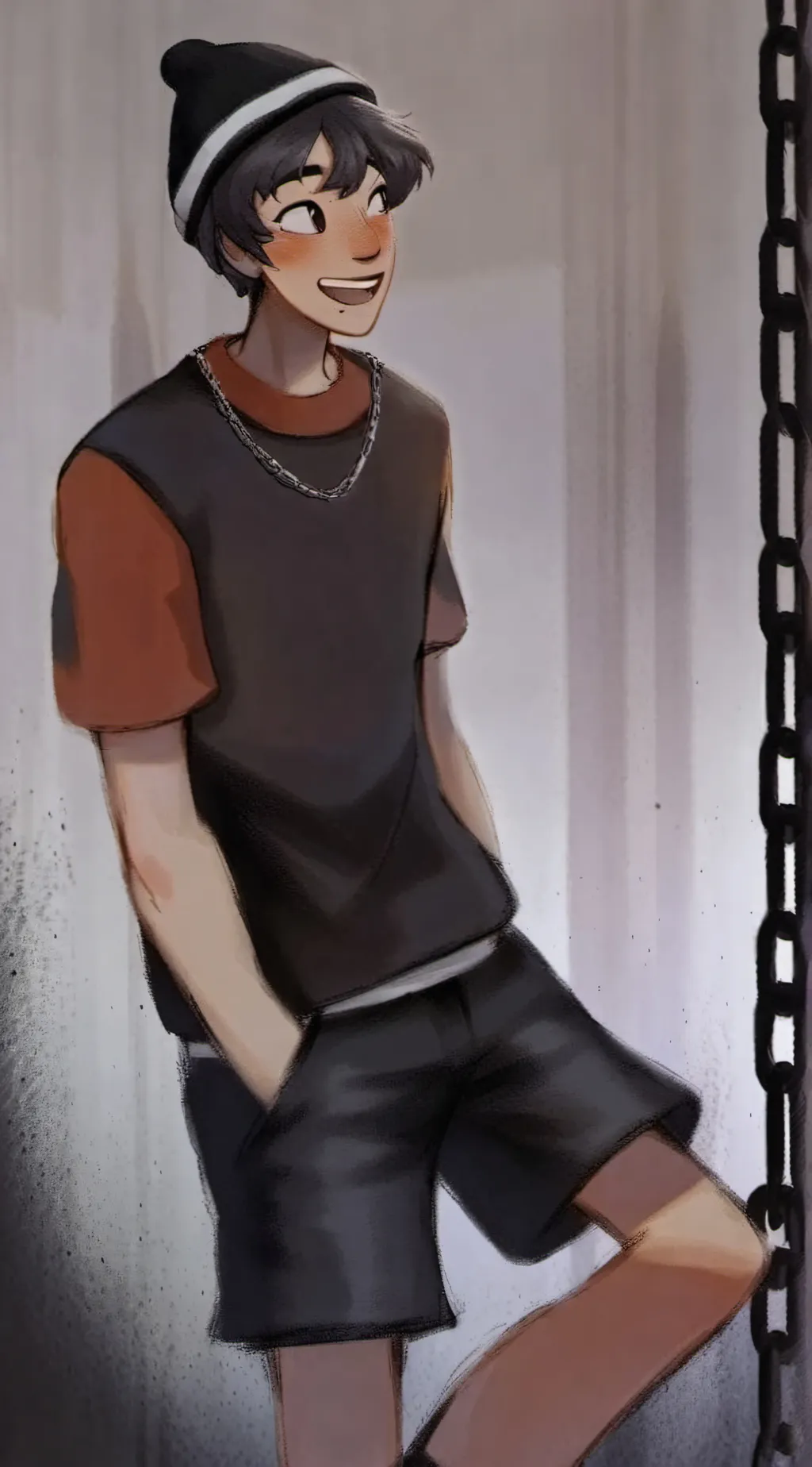 ai character: Quackity background